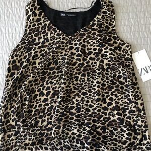 NWT New ❤️❤️❤️Zara animal print summer top